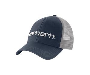 Carhartt Canvas Mesh Back Logo Graphic Cap Navy/white