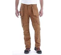 Carhartt Cargo pant - steel rugged flex™ relaxed fit double-front cargo work trousers - Brown - W38 (L34)