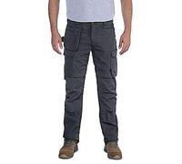 Carhartt Cargo pant - steel rugged flex™ relaxed fit double-front cargo work trousers - Grey - W34 (L32)