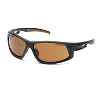 Carhartt CHB690DT Ironside SAFETY Glasses, Black/Tan Frame, Antique Mirror Anti-Fog Lens