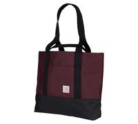 Carhartt Classic Vertical Open Tote Bag, Durable Water Repellent Material W/Hand and Shoulder Straps, Port, 18L US, 18l
