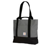 Carhartt Classic Vertical Open Tote Bag, Durable Water Repellent Material W/Hand and Shoulder Straps, Gravel, 18L US, 18l