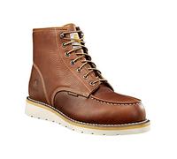 Carhartt CMW6175 Men's 6-Inch Waterproof Tan Wedge Boot Soft Toe Work, 9 W US