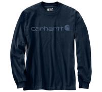 Carhartt - Core Logo L/S - Longsleeve size XXL, blue