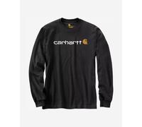 Carhartt Long-Sleeve T-Shirt Core Logo 104107 Relaxed Fit Heavyweight Black M