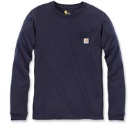 Carhartt Damen Female Shirt Workw Pocket L/S T-Shirt Navy
