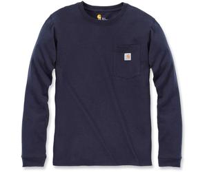 Carhartt Damen Female Shirt Workw Pocket L/S T-Shirt Navy