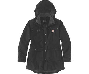 Carhartt Damen Jacke Loose Fit Weathered Duck Coat Black