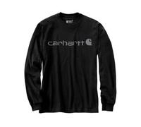 Carhartt Dearborn Relaxed Fit Long Sleeved Logo T-Shirt Black/grey Xxl