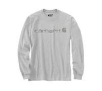 Carhartt Dearborn Relaxed Fit Long Sleeved Logo T-Shirt Heather Grey/grey L
