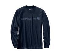 Carhartt Dearborn Relaxed Fit Long Sleeved Logo T-Shirt Navy/dark Blue S