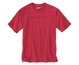 Carhartt - Dearborn Relaxed Logo T-Shirt - T-shirt size L, red