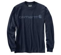 Carhartt - Core Logo L/S - Longsleeve size XXL, blue