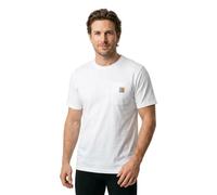 Carhartt Relaxed Fit Heavyweight Short-Sleeve K87 Pocket T-Shirt White