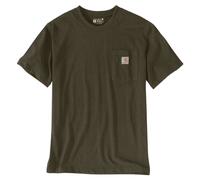 Carhartt Dearborn T-Shirt With Pocket Olive Green, Size M