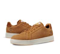 Carhartt Detroit Leather Sneakers for Men - Comfortable Shoes for Men with Wide Toe Box, Comfort Footbed and Midsole, and Slip-Resistant Outsole, Brown - 9.5M