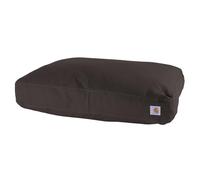 Carhartt Durable Canvas Pet Bed, Water Resistant Firm Duck Dog Bed, Dark Brown, Large