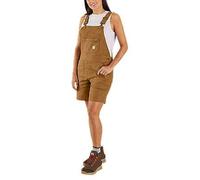 Carhartt Female Dungaree - ashland dungaree shorts - Brown - XS