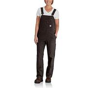 Carhartt Female Dungaree - rugged flex™ loose fit canvas bib dungarees - Brown - XS