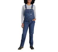 Carhartt Female Dungaree - rugged flex™ relaxed fit denim bib dungarees - Blue - XL