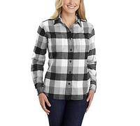 Carhartt Female Flannel shirt - hamilton check flannel shirt - Black - XS