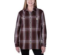 Carhartt Female Jacket - loose fit heavyweight twill shirt jac - Purple - L