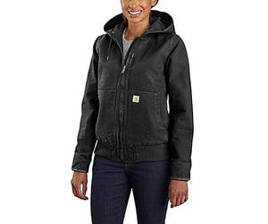 Carhartt Female Jacket - washed duck active jac - Black - XL