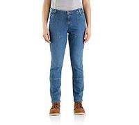 Carhartt Workwear 105110 Womens Double Front Straight Jean Linden W6/R W6/REG