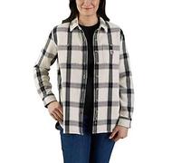 Carhartt Workwear 105576 Womens Heavyweight Twill Long Sleeve Plaid Sh M