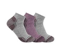 Carhartt Female Socks - midweight cotton blend low cut sock 3 pairs - Grey - L