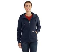 Carhartt, Women's, Relaxed Fit Midweight Full-Zip Sweatshirt, Navy, M
