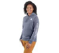 Carhartt Female Sweatshirt - iconic clarksburg logo sweatshirt - Purple - XS
