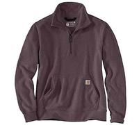 Carhartt Womens Midweight Relaxed Fit Half Zip Sweatshirt