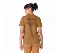 Carhartt Female T-shirt - irvine relaxed heritage heart t-shirt - Brown - S