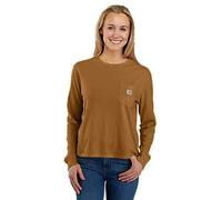 Carhartt Womens Lightweight Long Sleeve Pocket T Shirt S - Bust 34-35' (86-89cm)