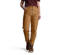 Carhartt Female - the vintage fit double-front canvas trousers - Brown - 18
