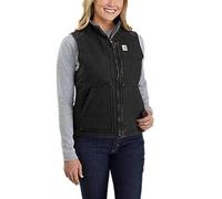 Carhartt Female - washed duck mock neck gilet - Black - XL