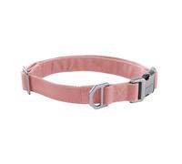 Carhartt Field Dog Collar, Fully Adjustable, Durable 600-Denier Fabric W/Reflective Wordmark for Visibility, Rose Tint, Medium
