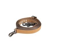 Carhartt Field Dog Leash, Durable 600-Denier Fabric with Adjustable D-Ring Metal Fittings, Carhartt Brown, Size L