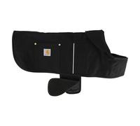 Carhartt Firm Duck Dog Chore Coat, Insulated Weather Resistant Jacket for Cold and Windy Conditions, Black, Medium