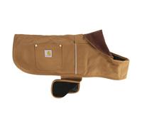 Carhartt Firm Duck Dog Chore Coat, Insulated Weather Resistant Jacket for Cold and Windy Conditions, Carhartt Brown, Medium