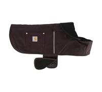 Carhartt Firm Duck Dog Chore Coat, Insulated Weather Resistant Jacket for Cold and Windy Conditions, Deep Wine, Medium