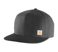 Carhartt Workwear 106665 Firm Duck Flat Brim Cap Black Colour: Black