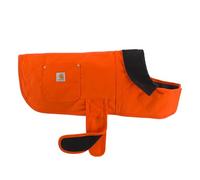 Carhartt Firm Duck Insulated Dog Chore Coat, Durable Weather Resistant Jacket for Cold and Windy Conditions, PFAS Free (Hunter Orange), Medium