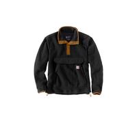 Carhartt Men's Relaxed Fit Fleece Pullover Jacket, Black, S