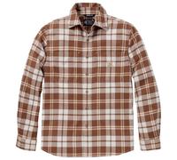 Carhartt - Flannel L/S Plaid Shirt - Shirt size M, brown