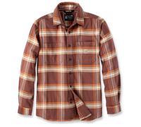 Carhartt - Flannel L/S Plaid Shirt - Shirt size M, brown