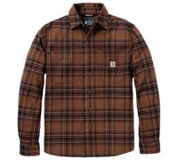 Carhartt - Flannel L/S Plaid Shirt - Shirt size XXL, brown