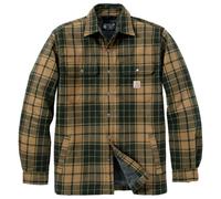 Carhartt - Flannel Sherpa-Lined Shirt Jacket - Casual jacket size M, olive