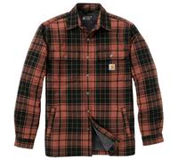 Carhartt - Flannel Sherpa-Lined Shirt Jacket - Casual jacket size S, brown